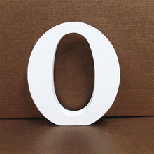 Load image into Gallery viewer, 1pc 10CMX10CM White Wooden Letter English Alphabet