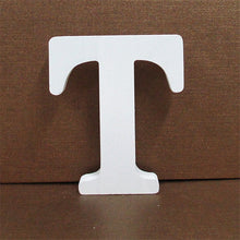 Load image into Gallery viewer, 1pc 10CMX10CM White Wooden Letter English Alphabet