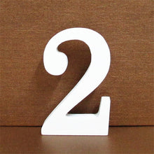 Load image into Gallery viewer, 1pc 10CMX10CM White Wooden Letter English Alphabet