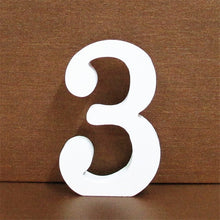 Load image into Gallery viewer, 1pc 10CMX10CM White Wooden Letter English Alphabet