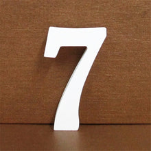 Load image into Gallery viewer, 1pc 10CMX10CM White Wooden Letter English Alphabet