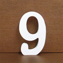Load image into Gallery viewer, 1pc 10CMX10CM White Wooden Letter English Alphabet