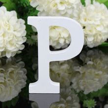 Load image into Gallery viewer, Wooden Letters White Alphabet