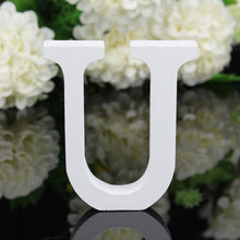 Load image into Gallery viewer, Wooden Letters White Alphabet