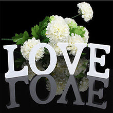 Load image into Gallery viewer, White Wooden Letters Free Standing