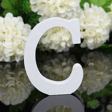 Load image into Gallery viewer, White Wooden Letters Free Standing