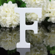 Load image into Gallery viewer, White Wooden Letters Free Standing