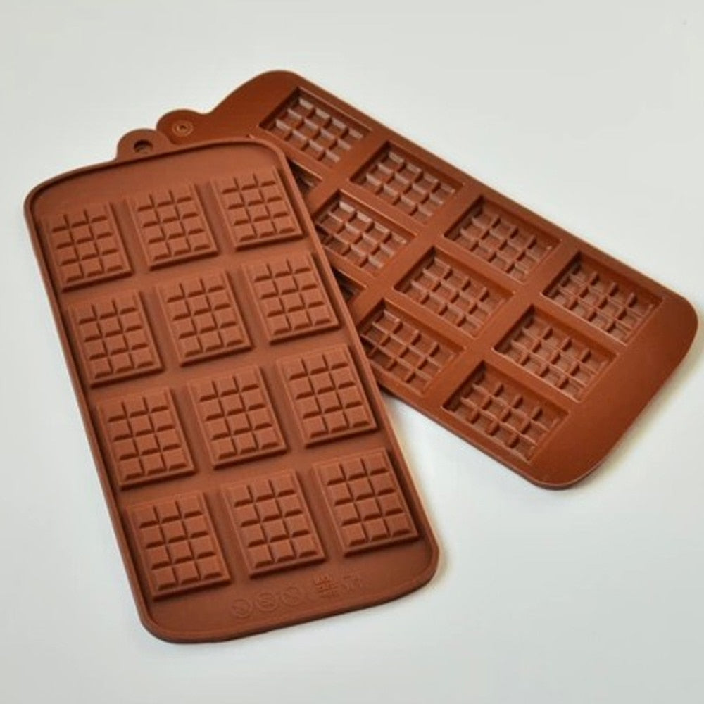 Silicone Mini Chocolate Block Bar Mold, Ice Tray, Cake Decorating, Jelly Candy Tool