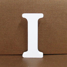 Load image into Gallery viewer, 1pc 10CMX10CM White Wooden Letter English Alphabet
