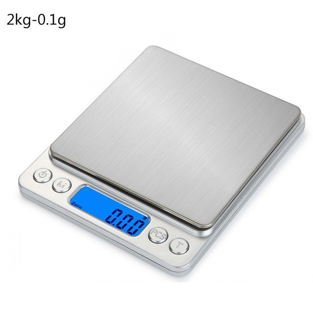 0.01/0.1g LCD Mini Digital Scales 500g/1/2/3kg