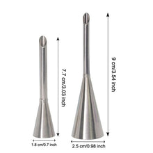 Load image into Gallery viewer, 1PC/2PCS Puff Cake Tip Pastry Cream Butter Stainless Steel Nozzle
