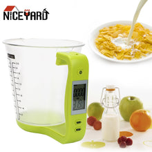 Load image into Gallery viewer, NICEYARD Electronic Measuring Cup Scale; Temperature Measurement With LCD Display
