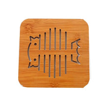 Load image into Gallery viewer, Wood Coasters Bamboo, Pot Mat, Bowl Mat, Insulation Pad
