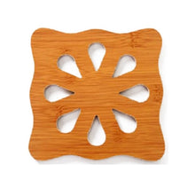 Load image into Gallery viewer, Wood Coasters Bamboo, Pot Mat, Bowl Mat, Insulation Pad
