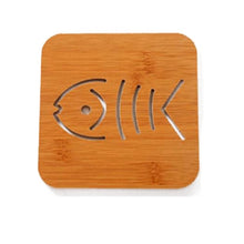 Load image into Gallery viewer, Wood Coasters Bamboo, Pot Mat, Bowl Mat, Insulation Pad
