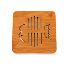 Load image into Gallery viewer, Wood Coasters Bamboo, Pot Mat, Bowl Mat, Insulation Pad
