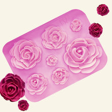 Load image into Gallery viewer, Rose Mold Baking Silicone Tool
