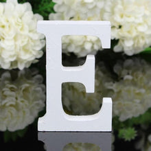 Load image into Gallery viewer, 1pc Freestanding Wooden Letters White Alphabet
