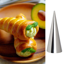 Load image into Gallery viewer, 1Pc Stainless Steel Pastry Cream Horn
