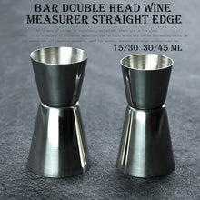 Load image into Gallery viewer, Stainless Steel Cocktail Measuring Jigger Double Jigger Measure Shot Drink Spirit Measure Cup Bar Accessories Bar Tools#1
