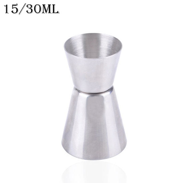 Stainless Steel Cocktail Measuring Jigger Double Jigger Measure Shot Drink Spirit Measure Cup Bar Accessories Bar Tools#1