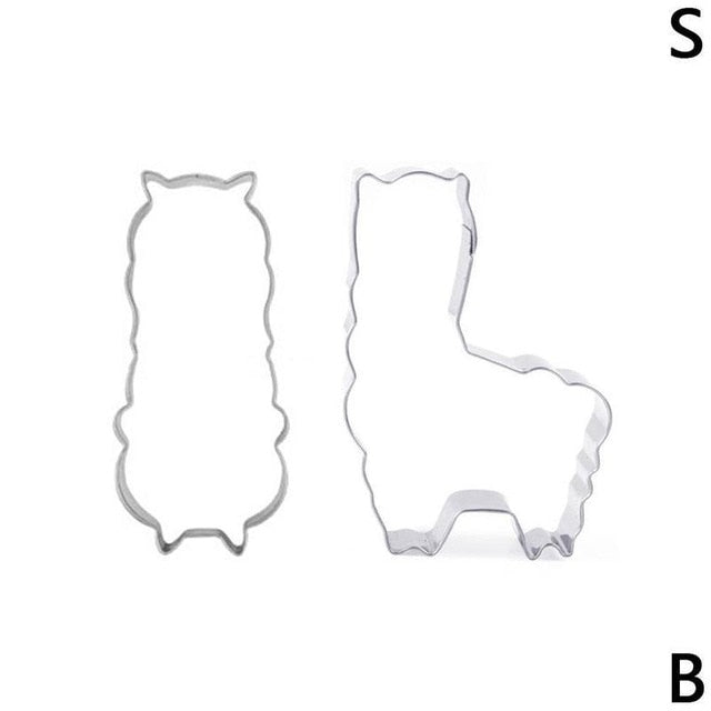 Alpaca Cookie Cutter Stainless