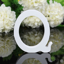 Load image into Gallery viewer, White Wooden Letters Free Standing
