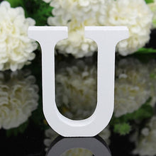 Load image into Gallery viewer, White Wooden Letters Free Standing
